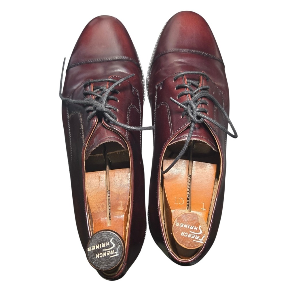 Cole Haan Caldwell Burgundy Leather Oxford Men's Dress Shoes 12 D 08331